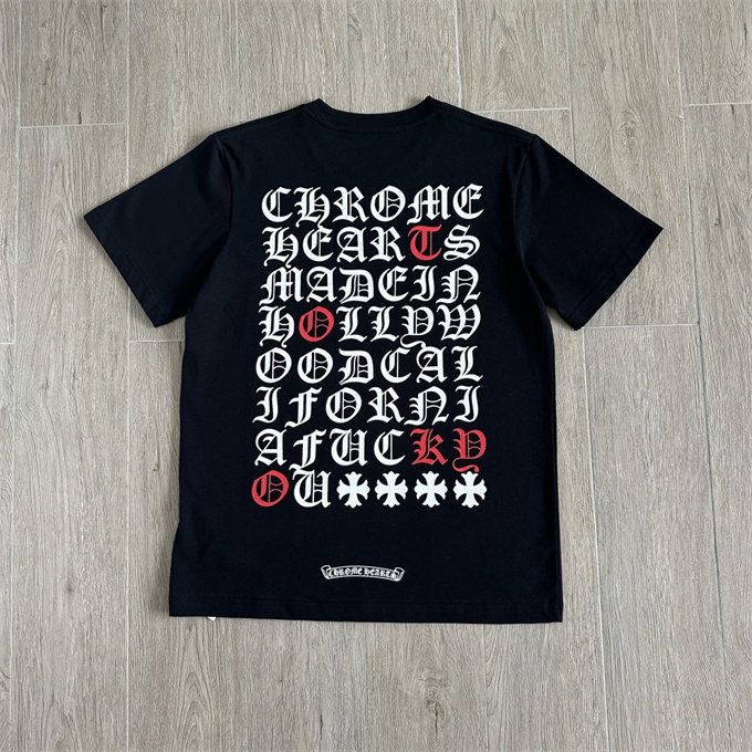 chrome hearts st. barth anchor cross print long sleeve t-shirt